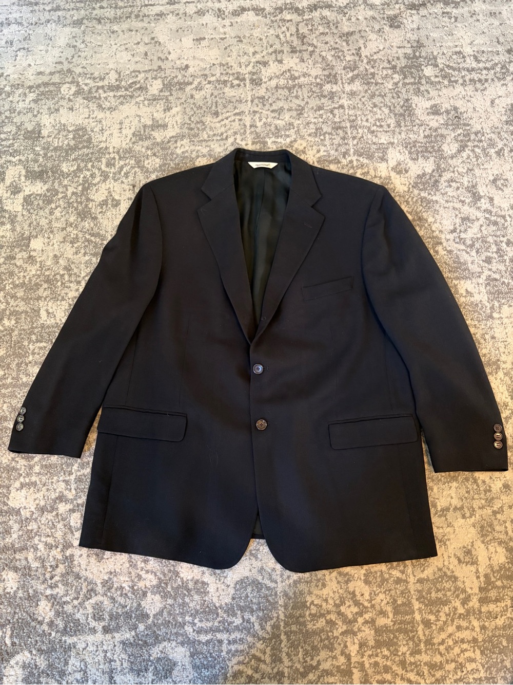 Pronto Uomo Black Men's Two-Button Sport Coat
